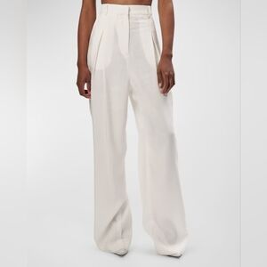 10. NWOT Ronny Kobo Diego Wide Leg Linen and Cotton Pants Size XS